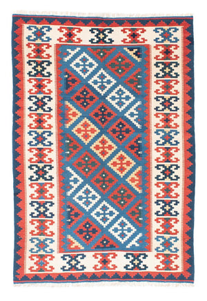 Tapis Kelim - Oriental - 188 x 122 cm - bleu