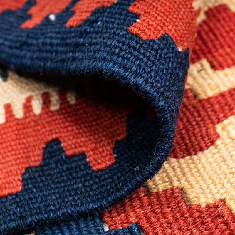 Tapis Kelim - Oriental - 160 x 112 cm - rouge