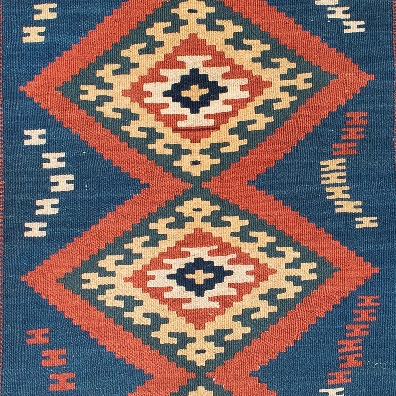 Tapis Kelim - Oriental - 143 x 108 cm - bleu