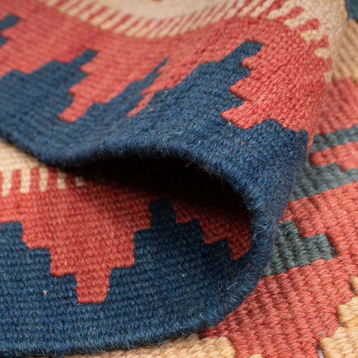 Tapis Kelim - Oriental - 172 x 125 cm - bleu