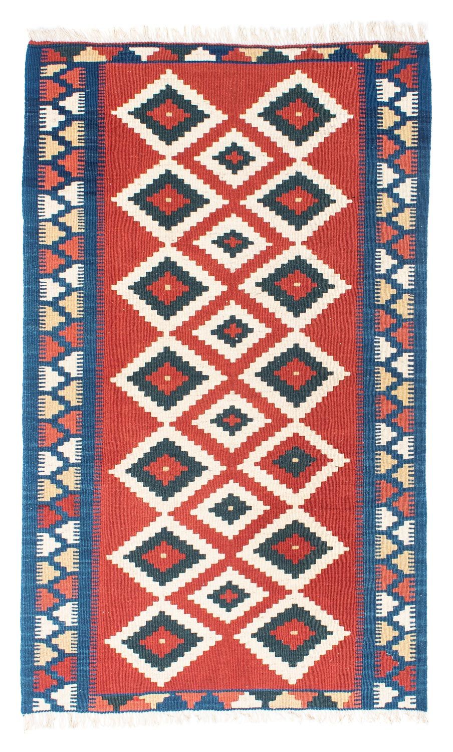 Tapis Kelim - Oriental - 156 x 98 cm - rouge