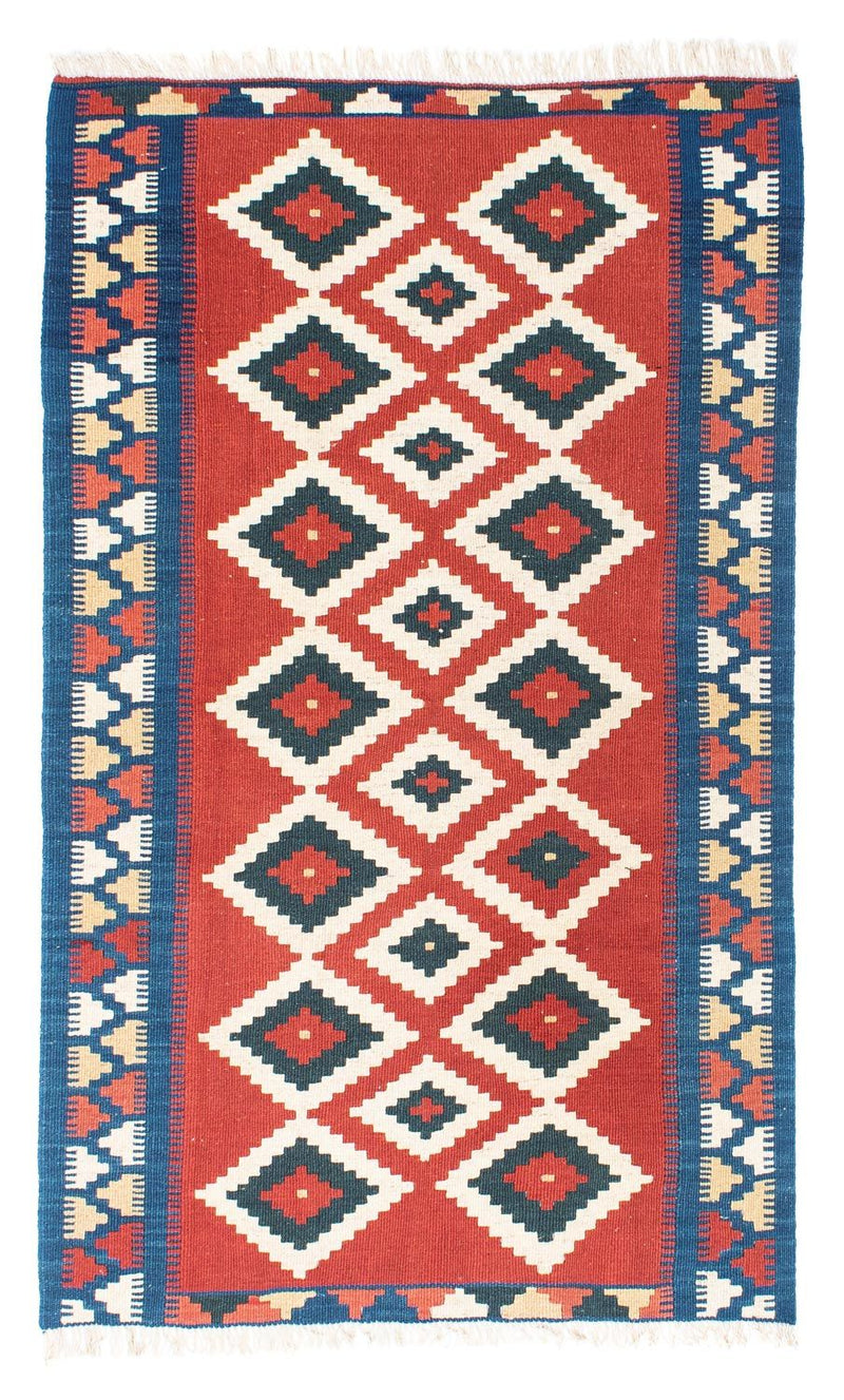 Tapis Kelim - Oriental - 156 x 98 cm - rouge