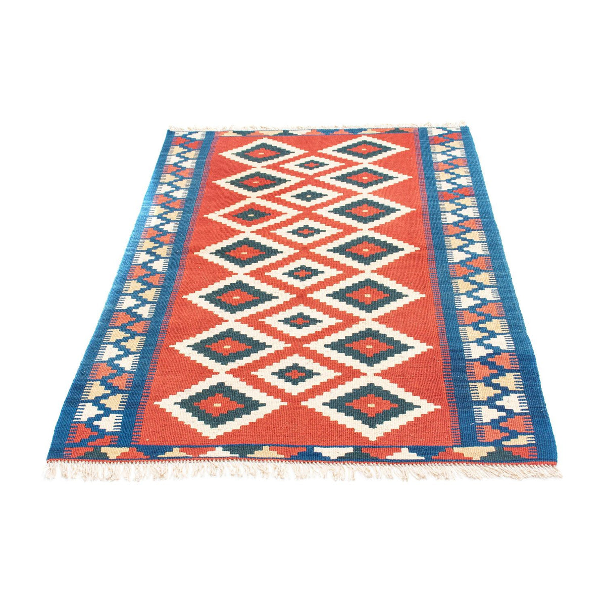 Tapis Kelim - Oriental - 156 x 98 cm - rouge