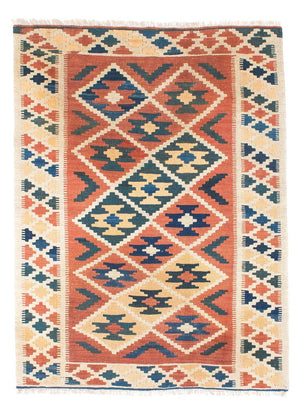 Tapis Kelim - Oriental - 148 x 106 cm - marron