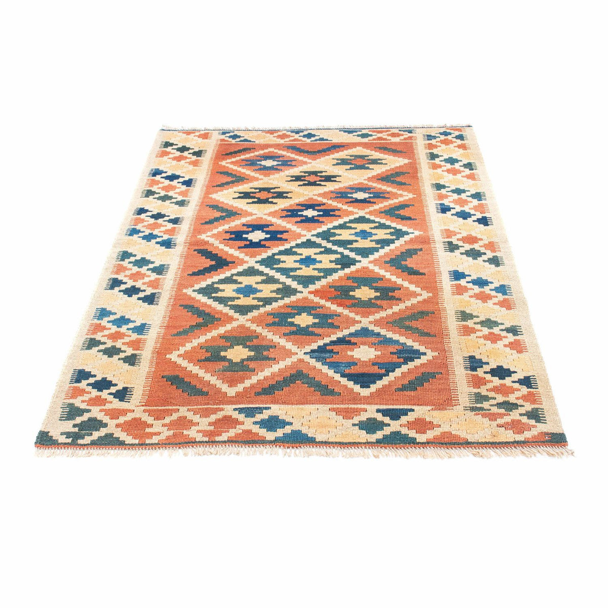 Tapis Kelim - Oriental - 148 x 106 cm - marron