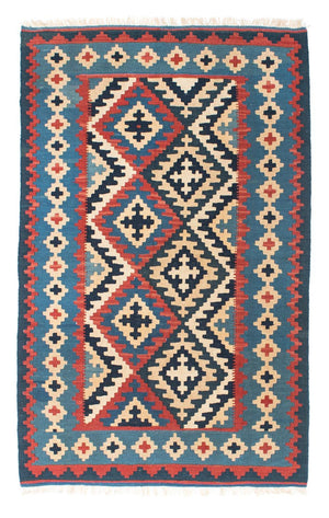 Tapis Kelim - Oriental - 160 x 103 cm - bleu