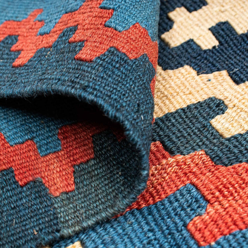 Tapis Kelim - Oriental - 160 x 103 cm - bleu