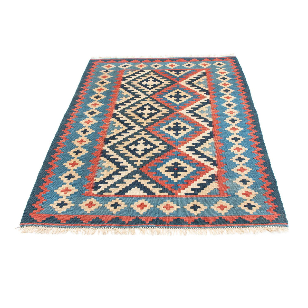 Tapis Kelim - Oriental - 160 x 103 cm - bleu