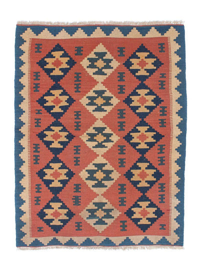 Kilim de Fars 108x150cm - rouille
