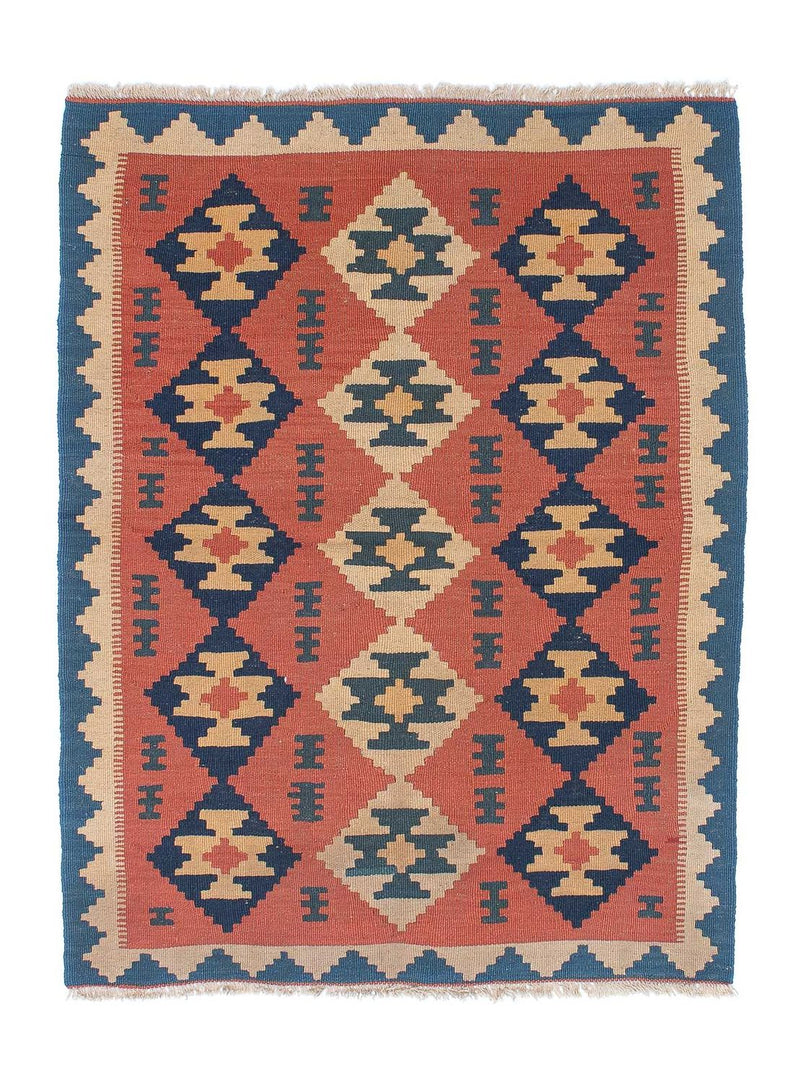 Tapis Kelim - Oriental - 150 x 108 cm - rouille