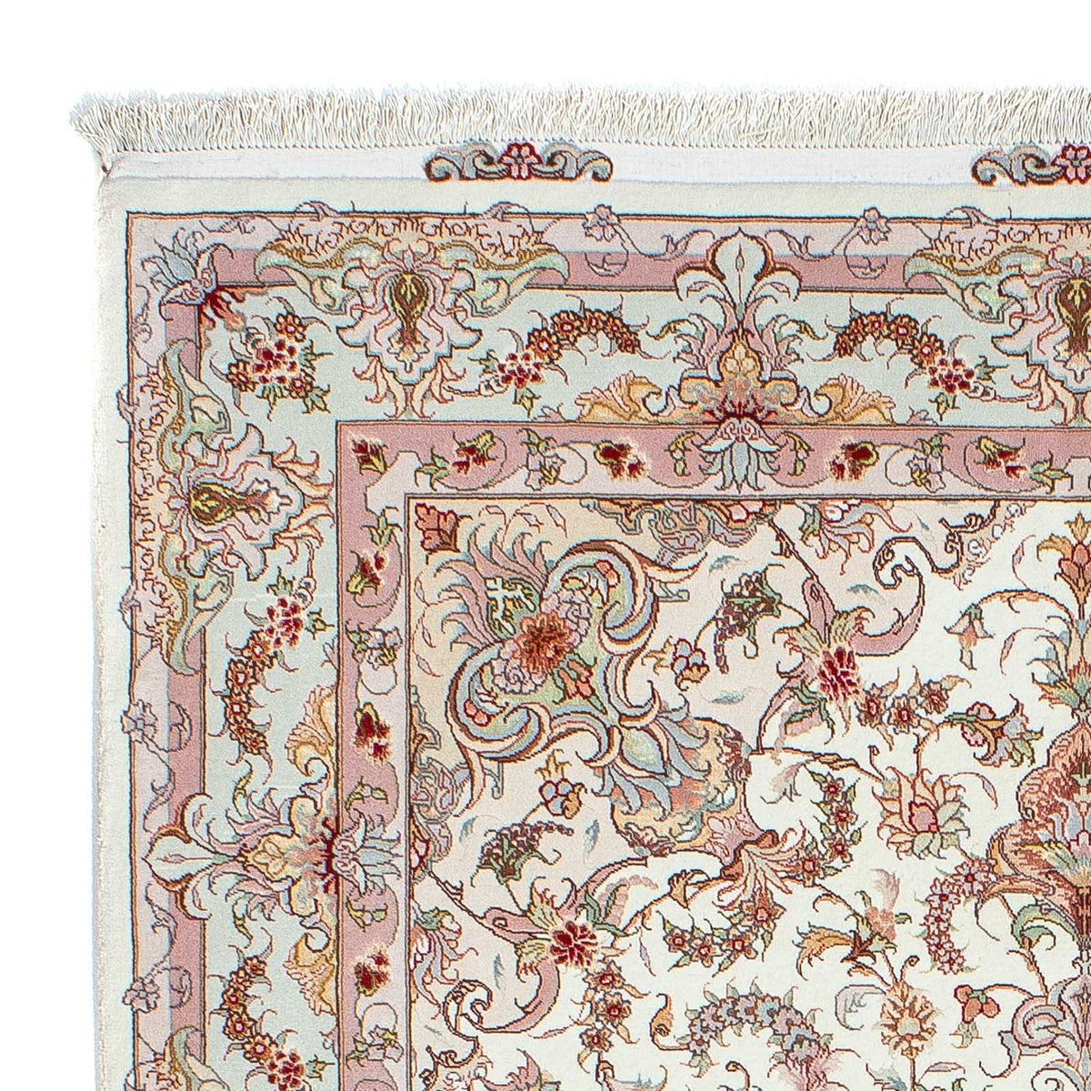 Tapis persan - Tabriz - Royal - 212 x 150 cm - beige