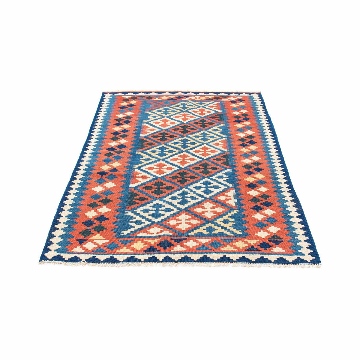 Tapis Kelim - Oriental - 170 x 115 cm - bleu