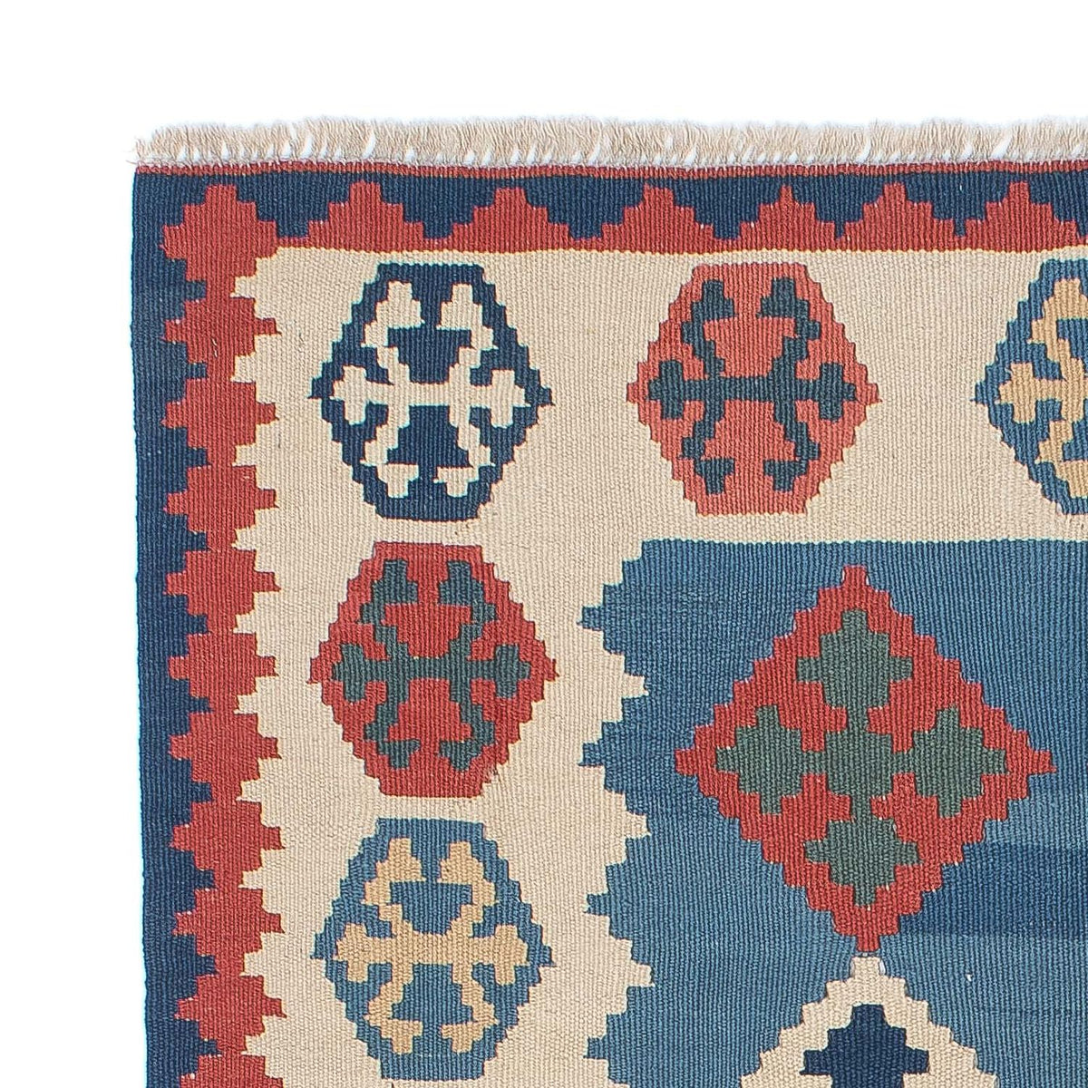 Tapis Kelim - Oriental - 168 x 115 cm - bleu