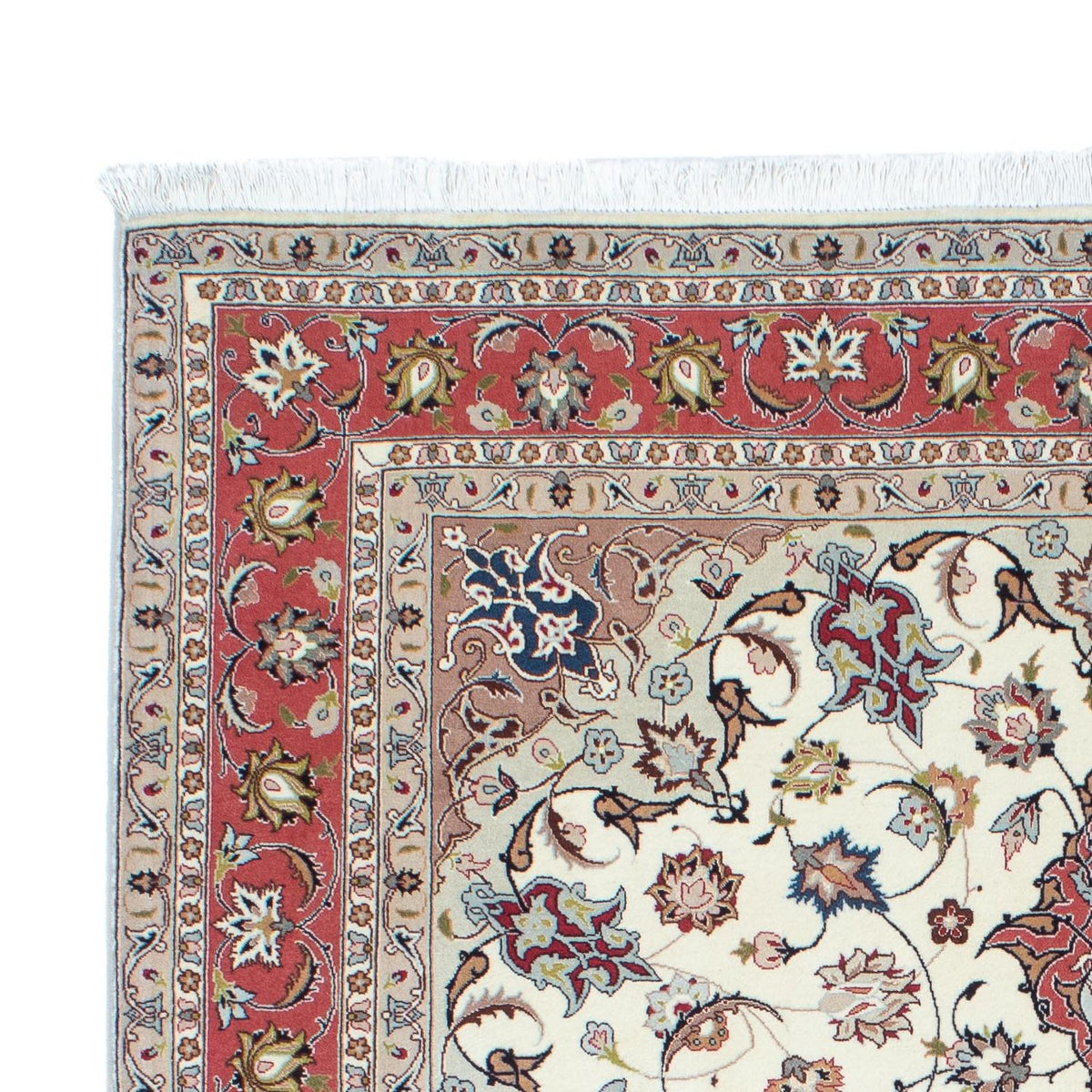 Tapis persan - Tabriz - Royal - 203 x 154 cm - beige
