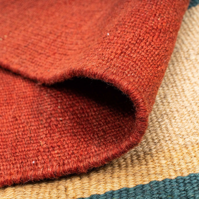 Tapis Kelim - Oriental - 198 x 152 cm - rouge