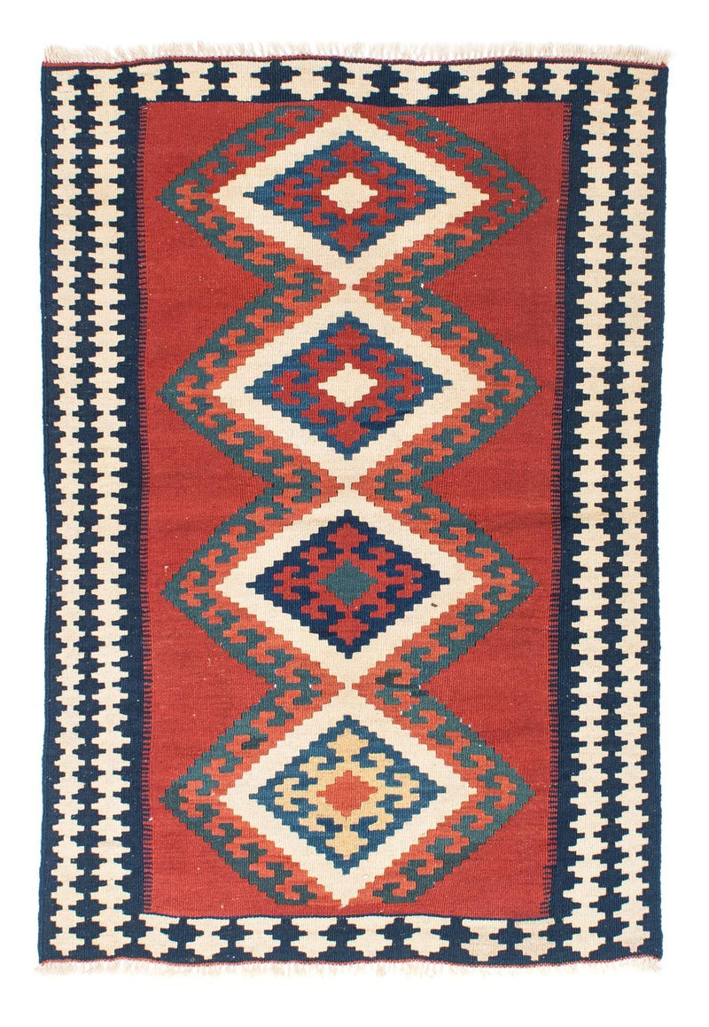 Tapis Kelim - Oriental - 152 x 103 cm - rouge