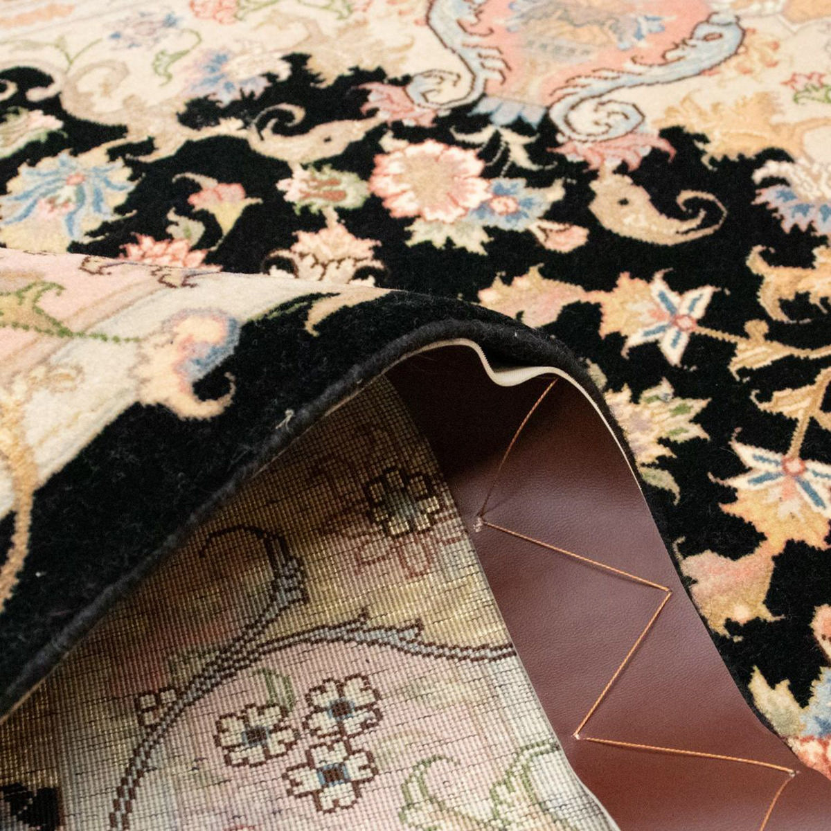 Tapis persan - Tabriz - Royal - 154 x 104 cm - noir