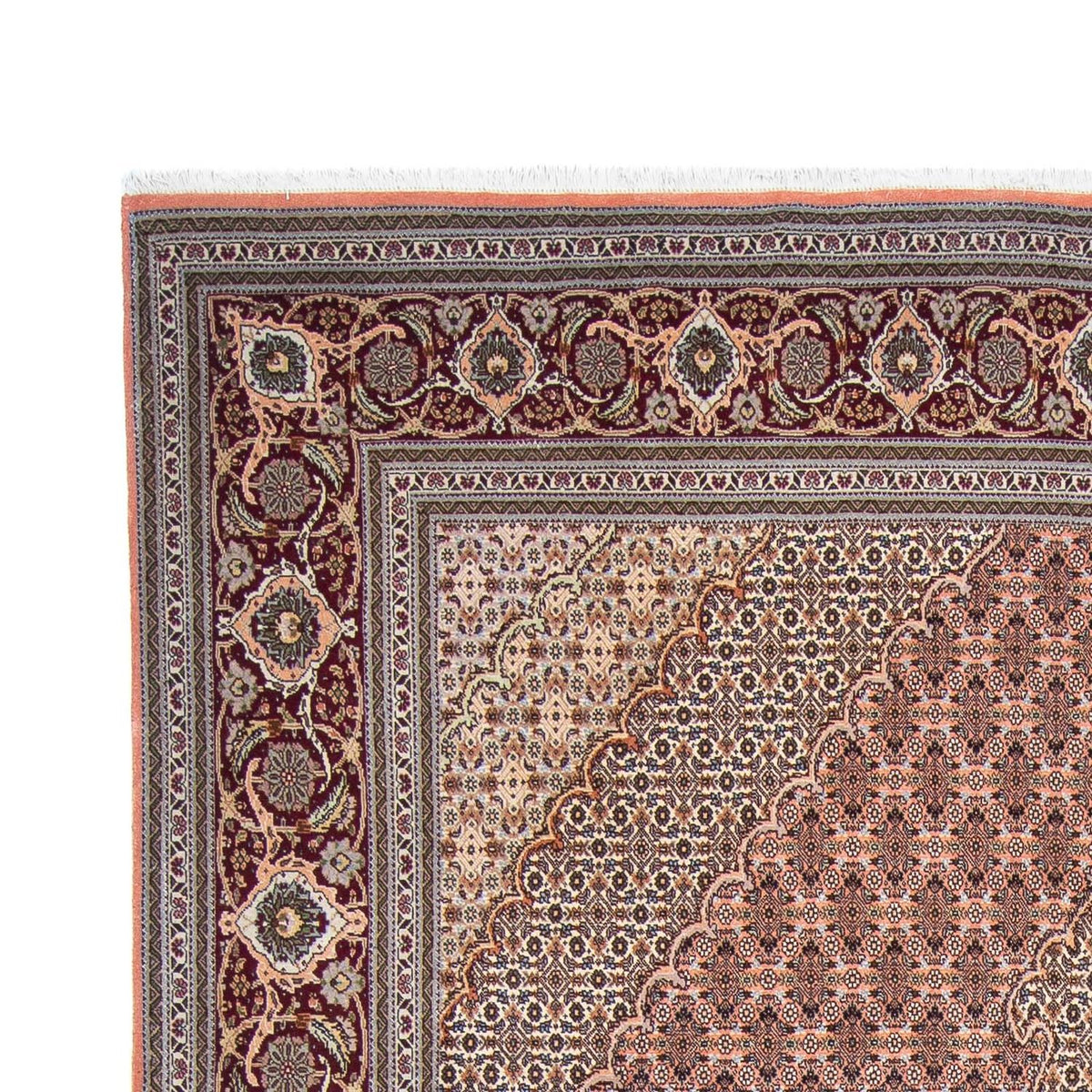 Tapis persan - Tabriz - 310 x 206 cm - beige