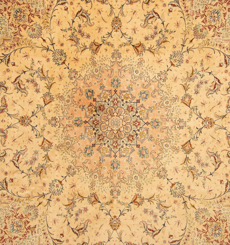 Tapis persan - Tabriz - Royal - 261 x 243 cm - beige