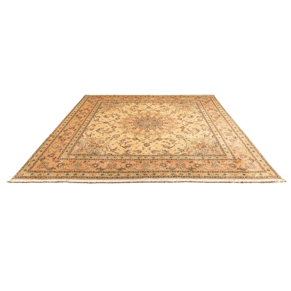 Tapis persan - Tabriz - Royal - 261 x 243 cm - beige
