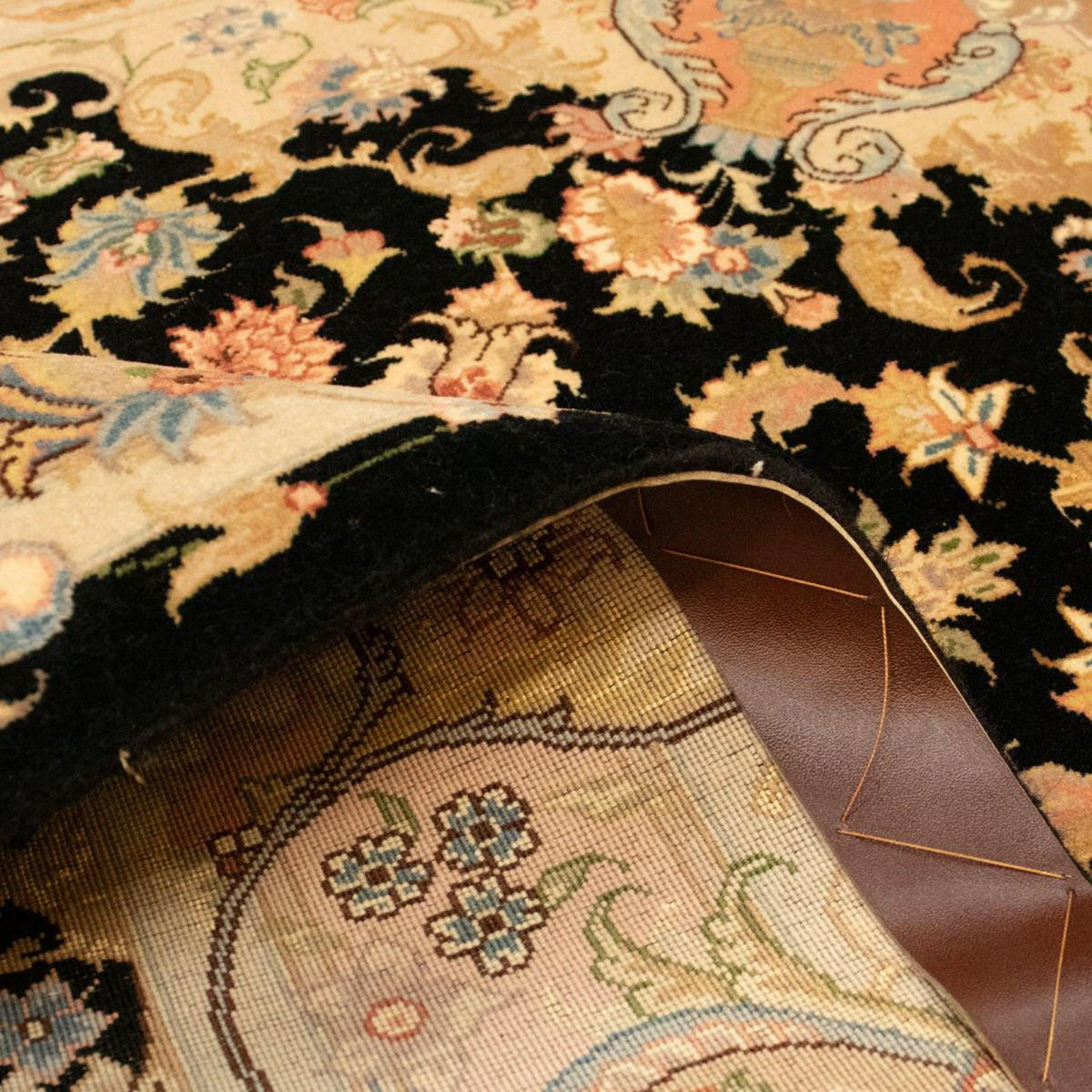 Tapis persan - Tabriz - Royal - 151 x 103 cm - noir