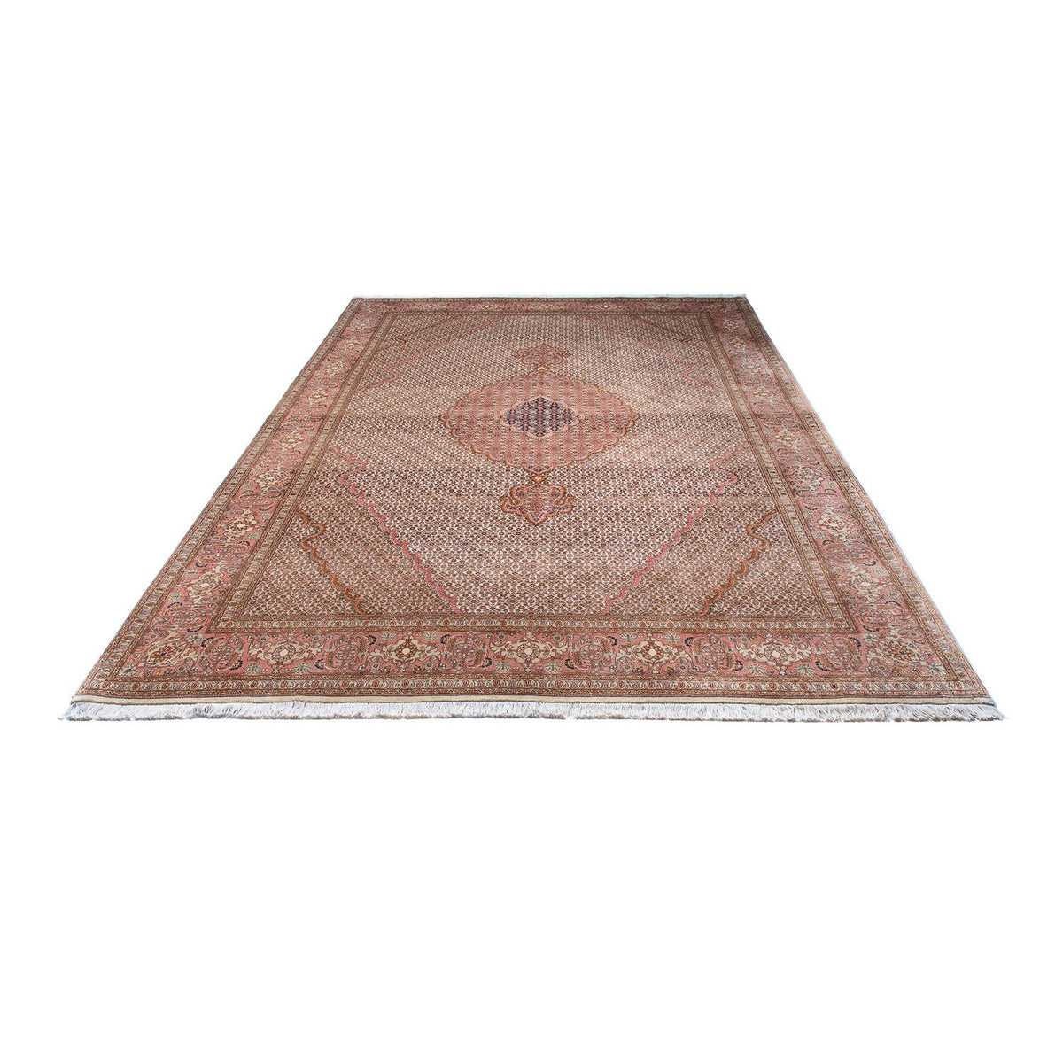 Tapis persan - Tabriz - 300 x 204 cm - marron clair