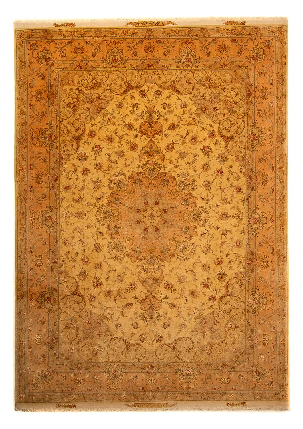 Tapis persan - Tabriz - Royal - 346 x 258 cm - or