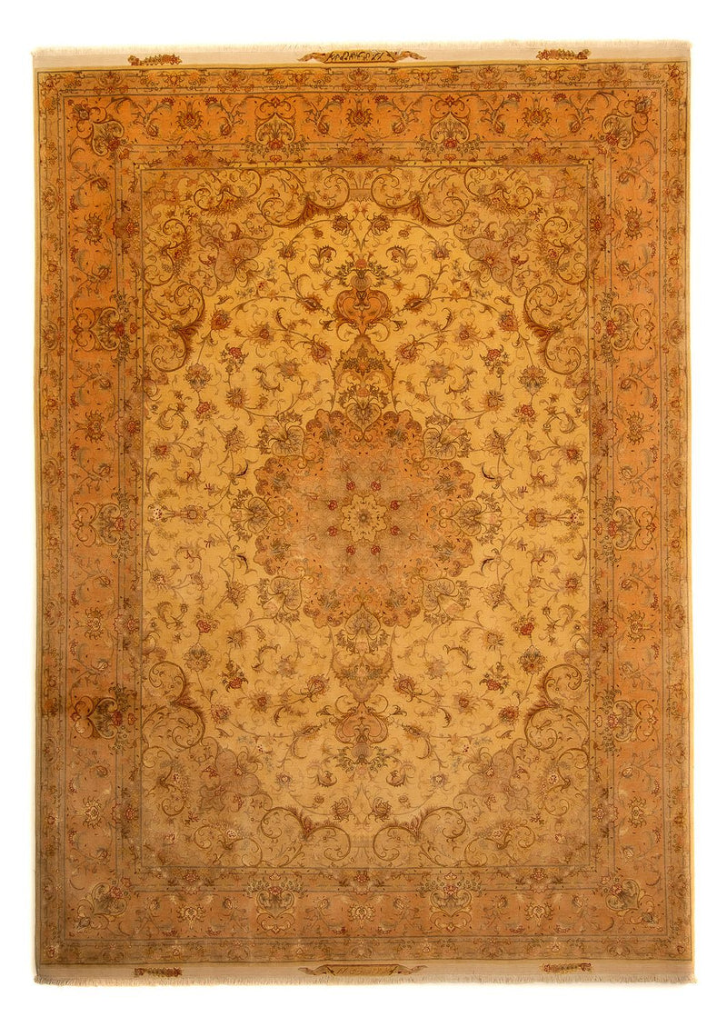 Tapis persan - Tabriz - Royal - 346 x 258 cm - or