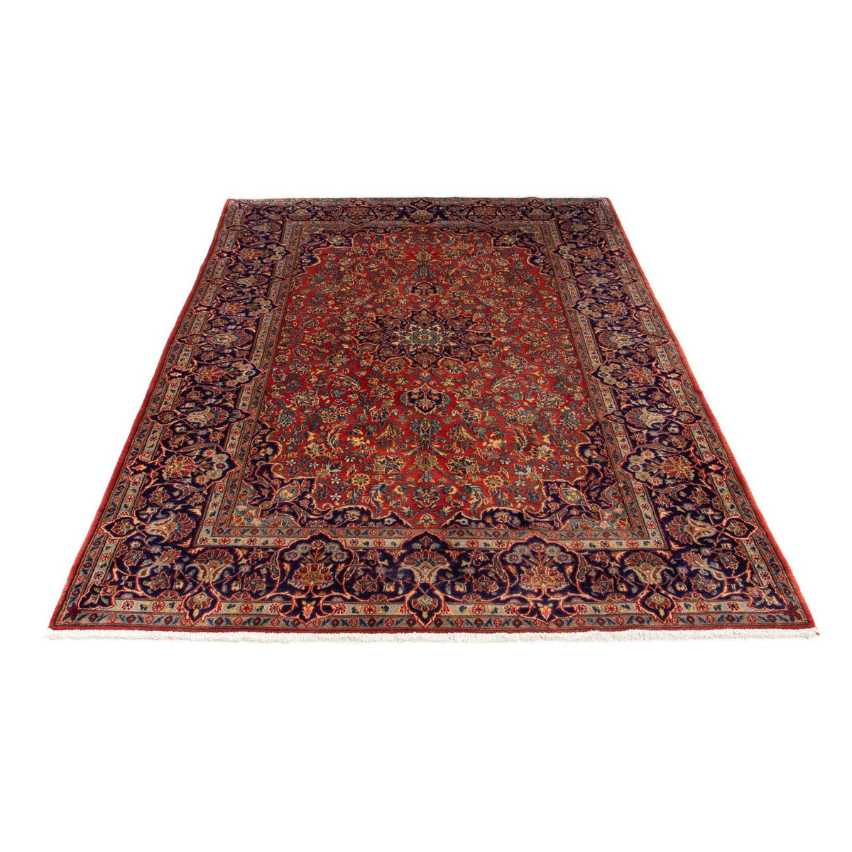 Tapis persan - Keshan - 222 x 140 cm - rouille