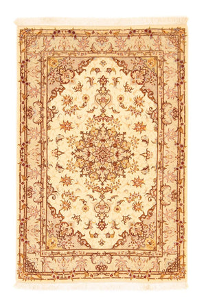 Tapis persan - Tabriz - Royal - 152 x 101 cm - beige