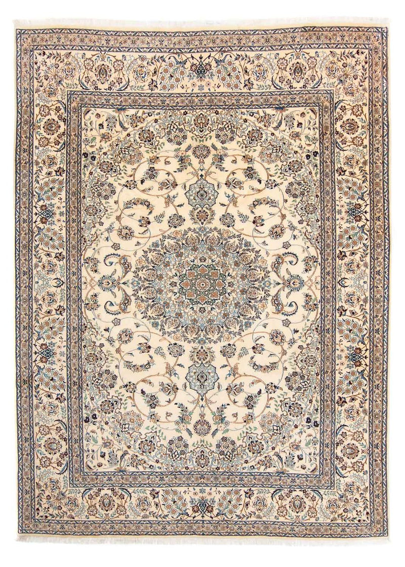 Tapis persan - Nain - Royal - 335 x 245 cm - beige