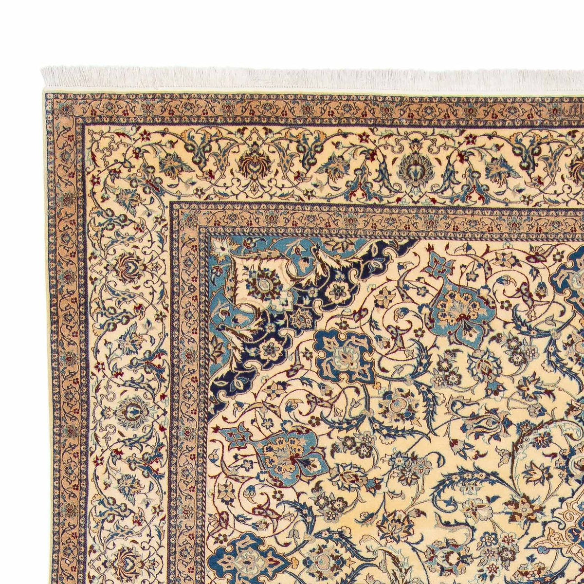 Tapis persan - Nain - 368 x 256 cm - beige