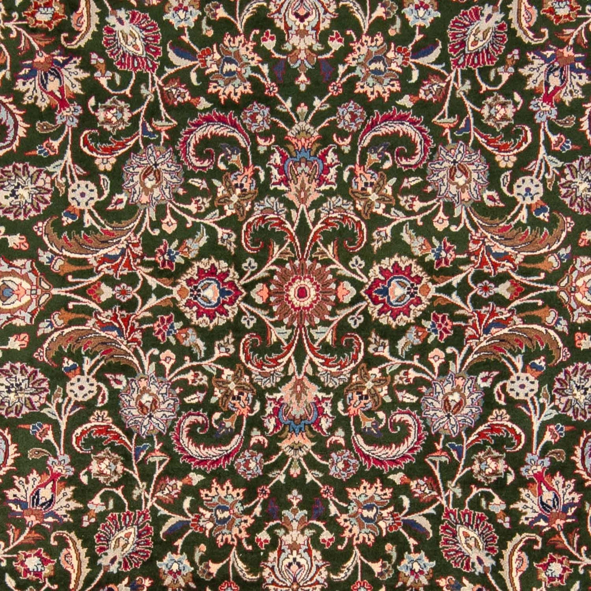 Tapis persan - Classique - 338 x 250 cm - vert foncé