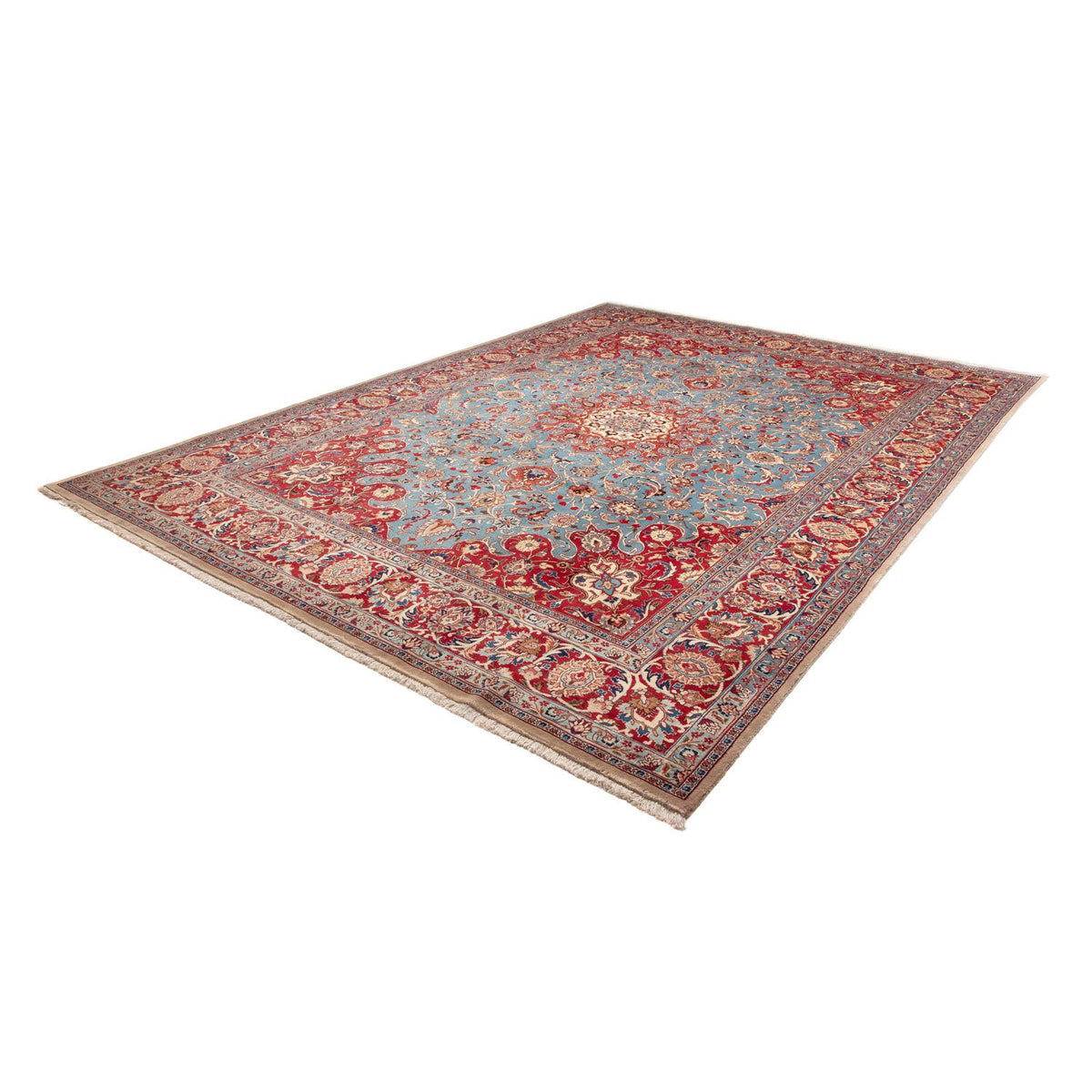 Tapis persan - Classique - 344 x 245 cm - turquoise