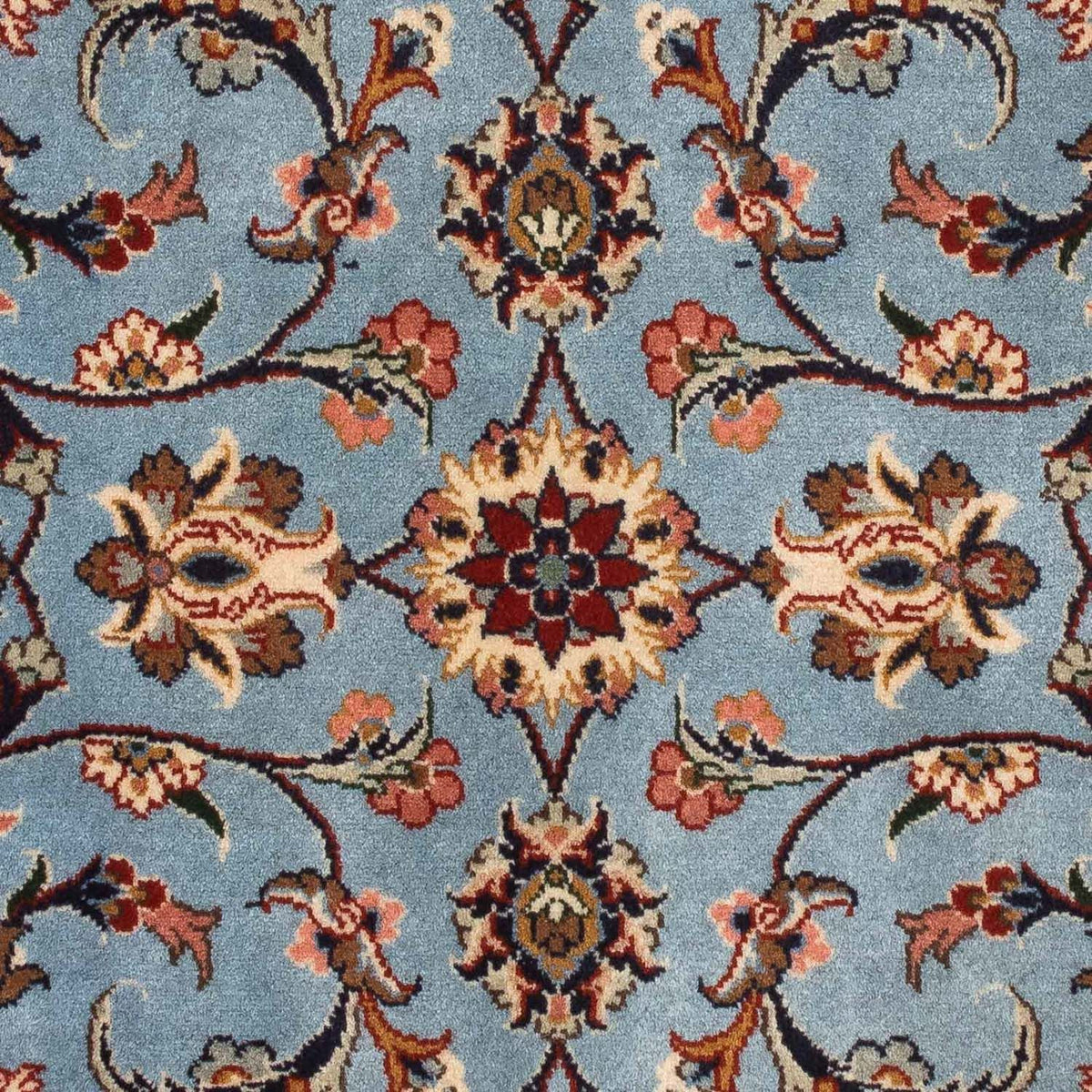 Tapis persan - Classique carré - 100 x 98 cm - bleu