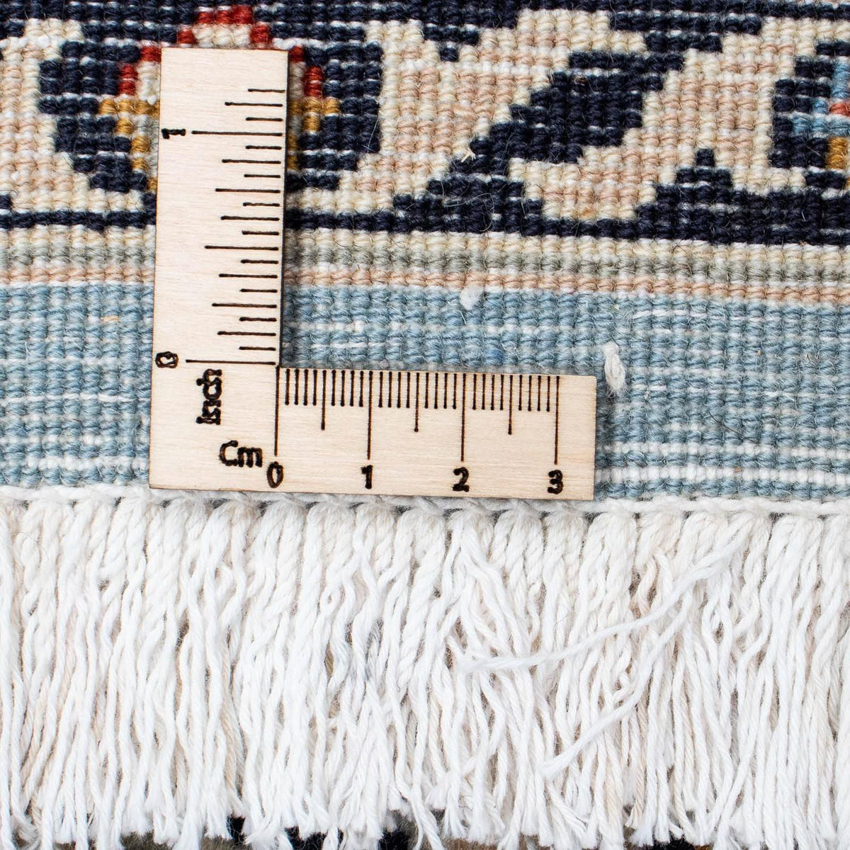 Tapis persan - Classique carré - 100 x 98 cm - bleu