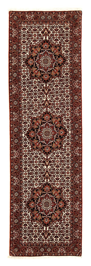 Tapis de couloir Tapis persan - Bidjar - 248 x 70 cm - beige