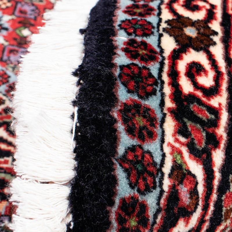 Tapis persan - Bidjar ronde  - 200 x 200 cm - rouge foncé