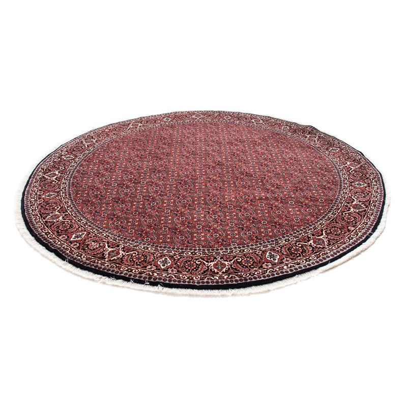 Tapis persan - Bidjar ronde  - 200 x 200 cm - rouge foncé