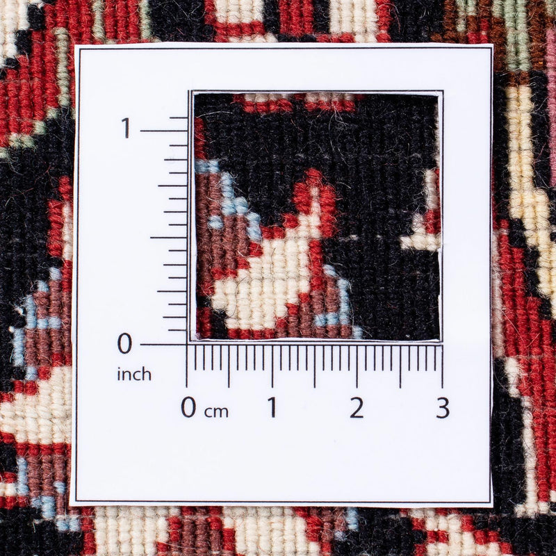 Tapis persan - Bidjar - 297 x 250 cm - rouge foncé