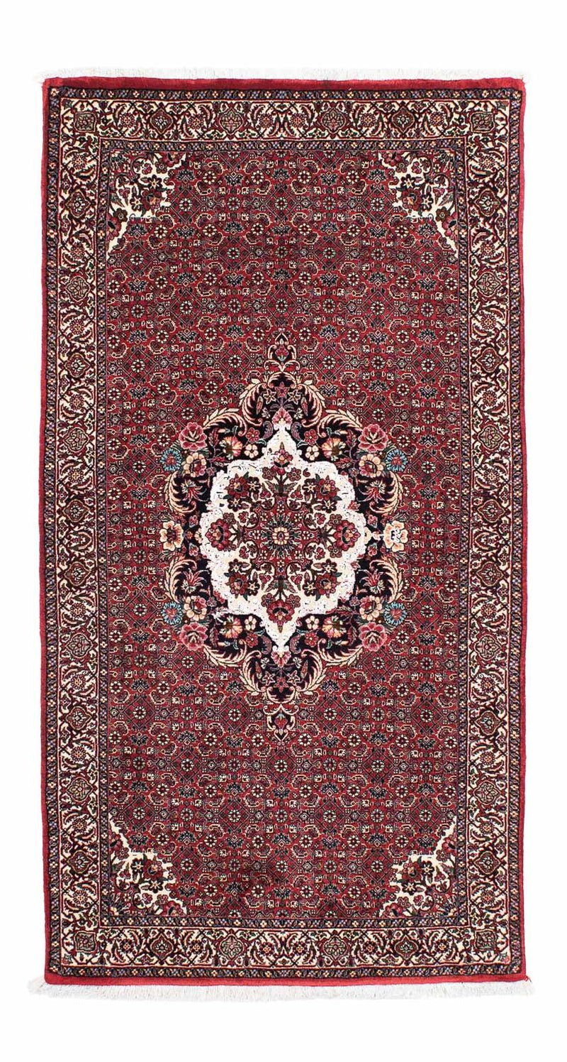Tapis de couloir Tapis persan - Bidjar - 190 x 100 cm - rouge