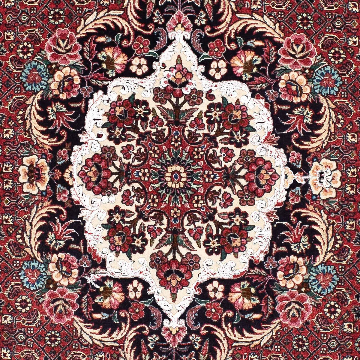 Tapis de couloir Tapis persan - Bidjar - 190 x 100 cm - rouge