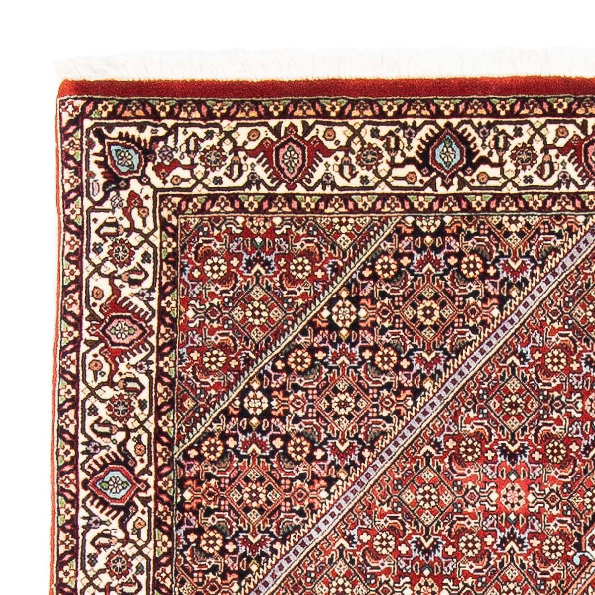Tapis de couloir Tapis persan - Bidjar - 178 x 107 cm - rouge clair