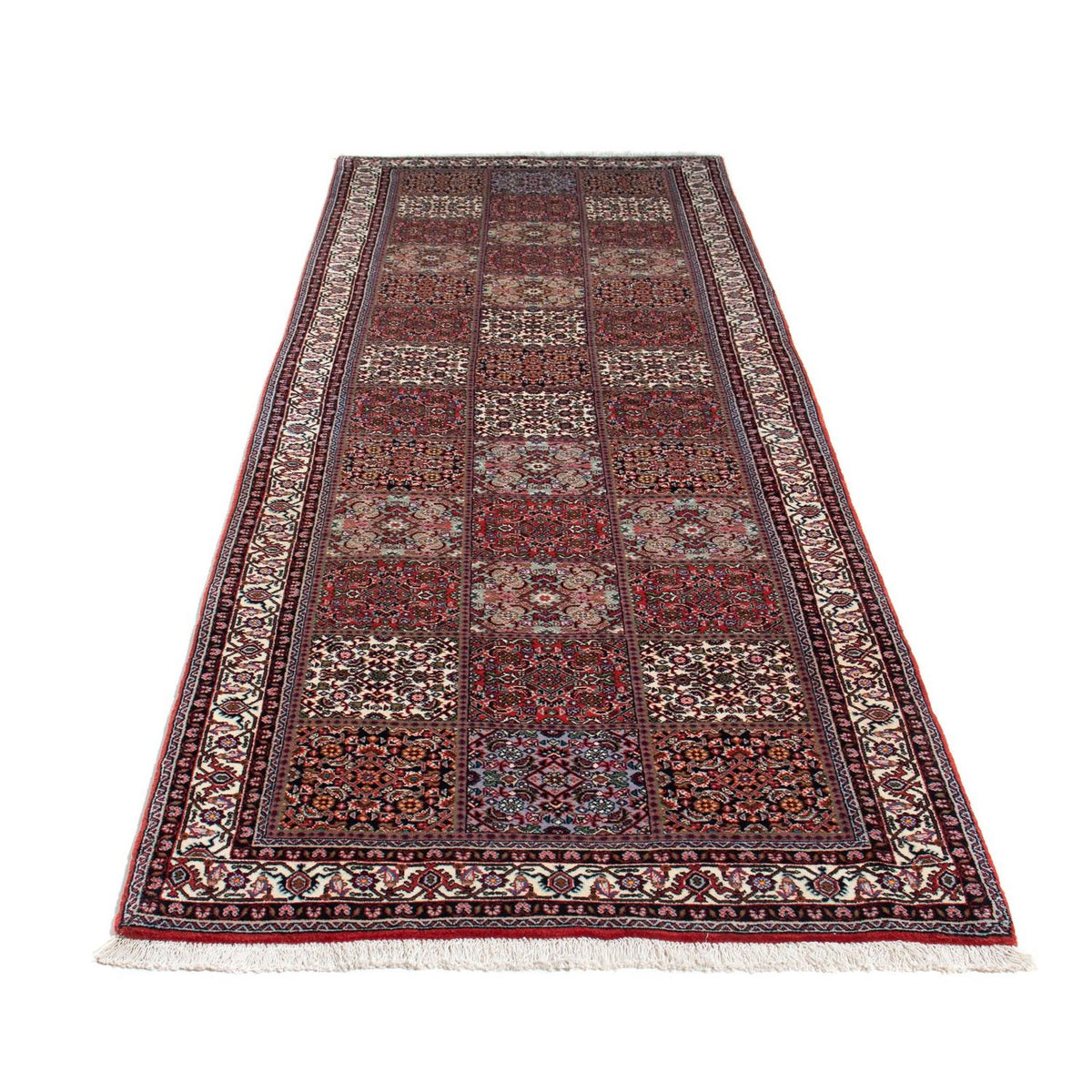 Tapis de couloir Tapis persan - Bidjar - 293 x 100 cm - multicolore