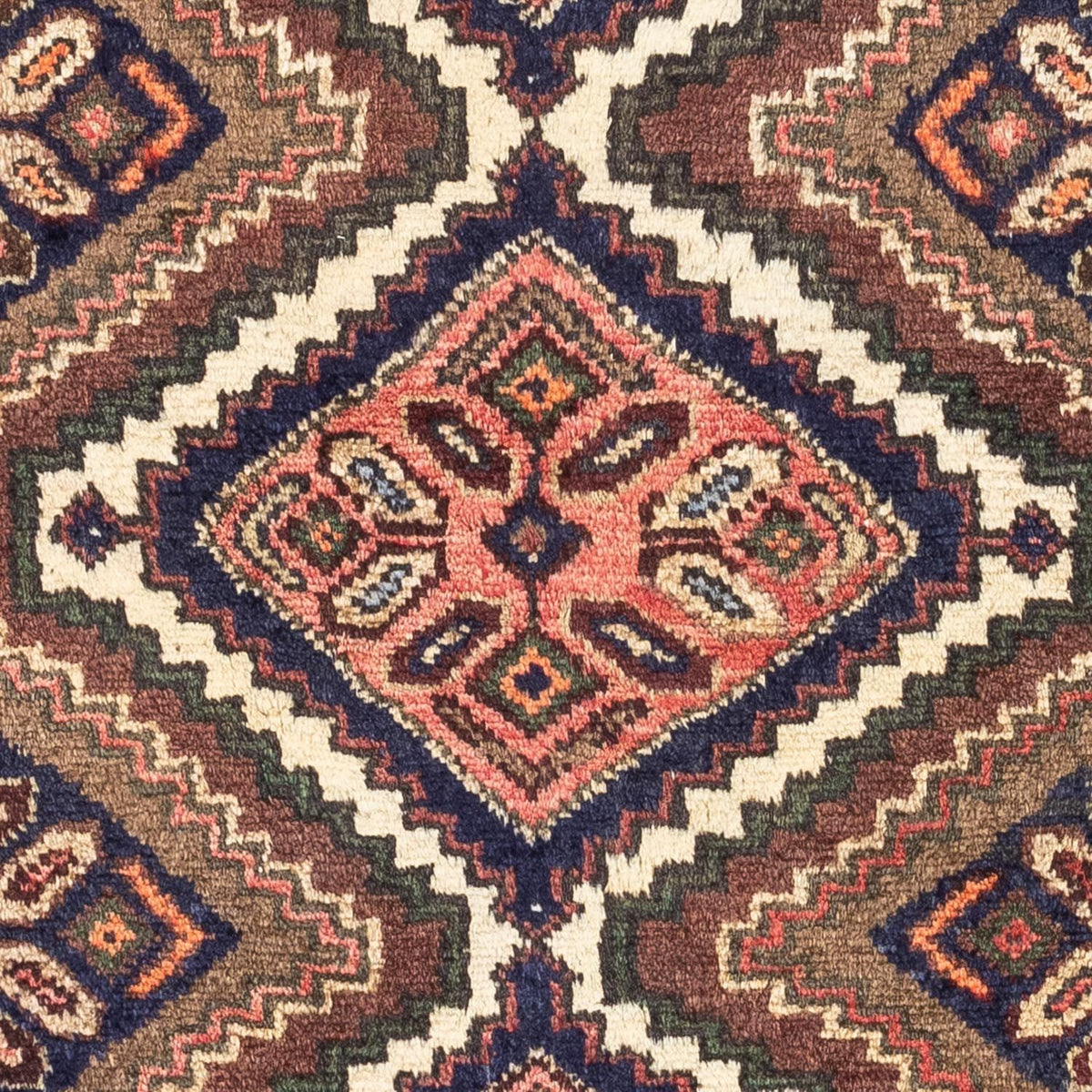 Tapis persan - Nomadic - 120 x 73 cm - rouge clair
