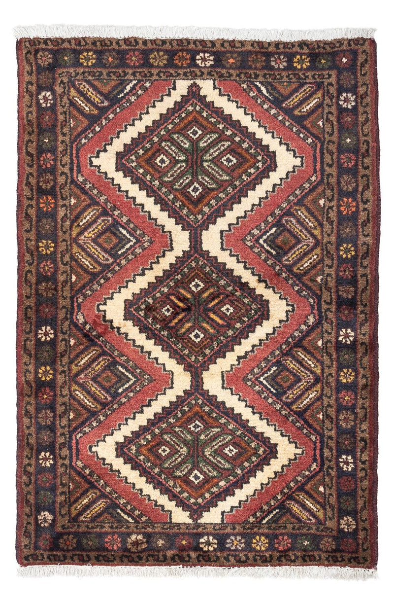 Tapis persan - Nomadic - 112 x 76 cm - rouge