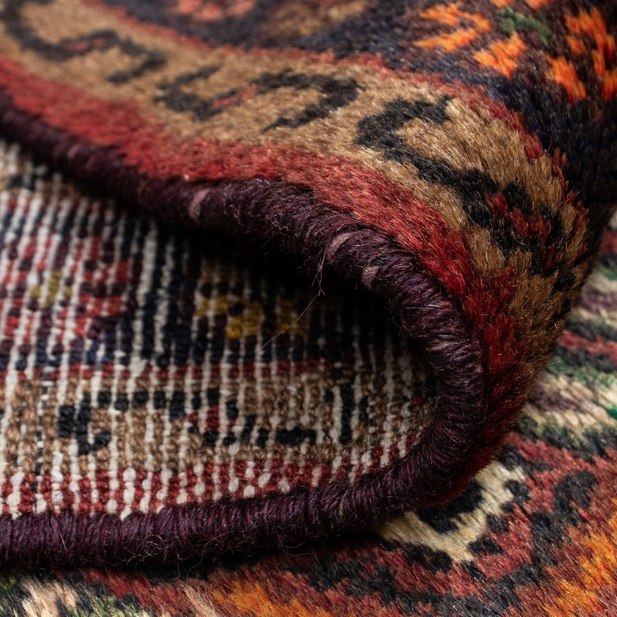 Tapis persan - Nomadic - 112 x 76 cm - rouge