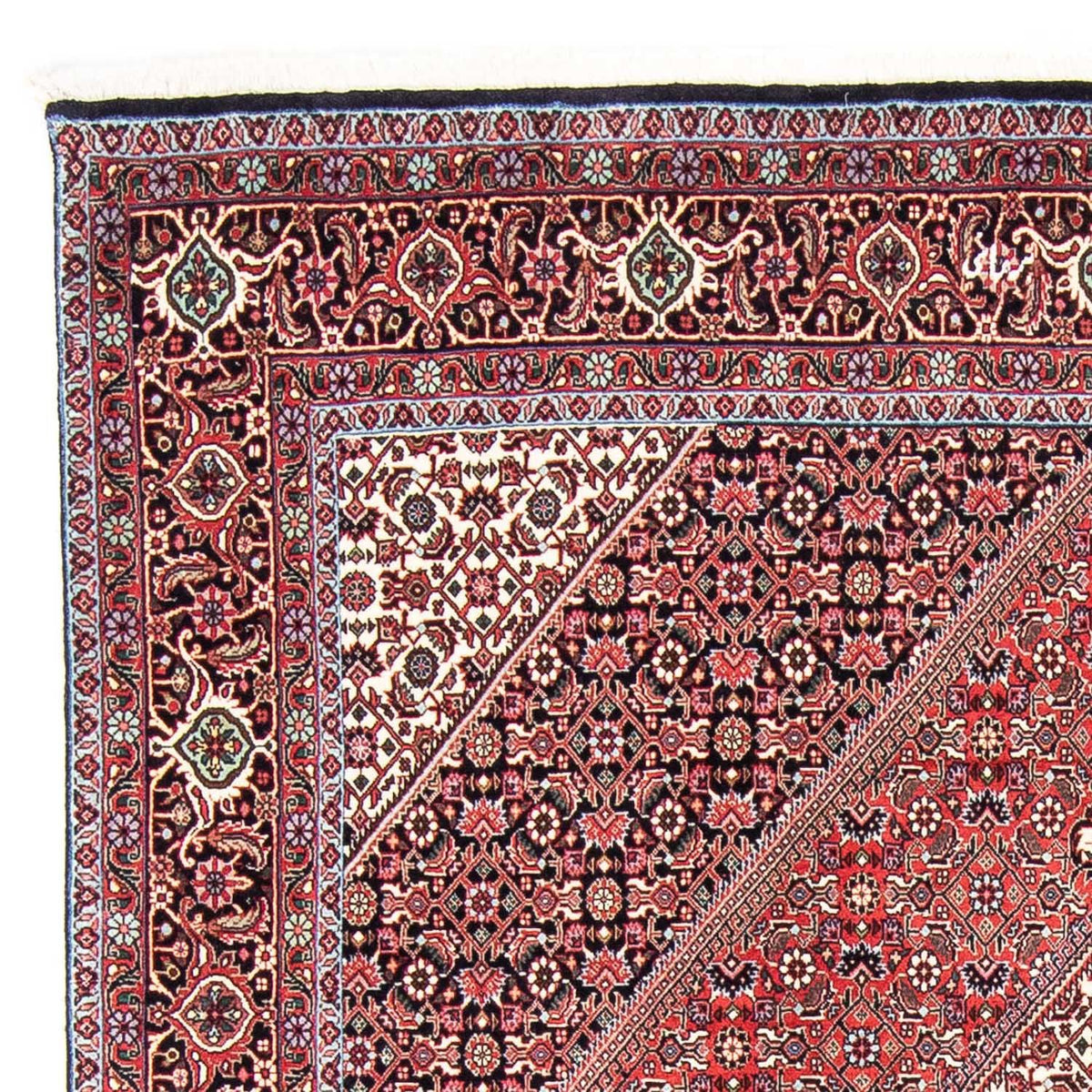 Tapis persan - Bidjar - 250 x 168 cm - rouge clair