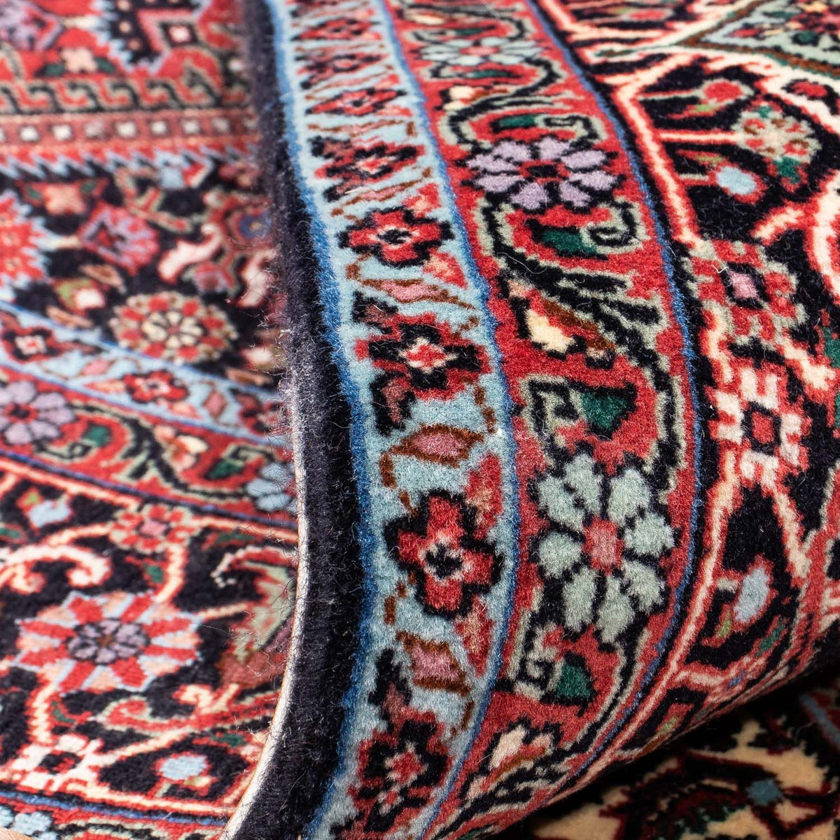 Tapis persan - Bidjar - 250 x 168 cm - rouge clair