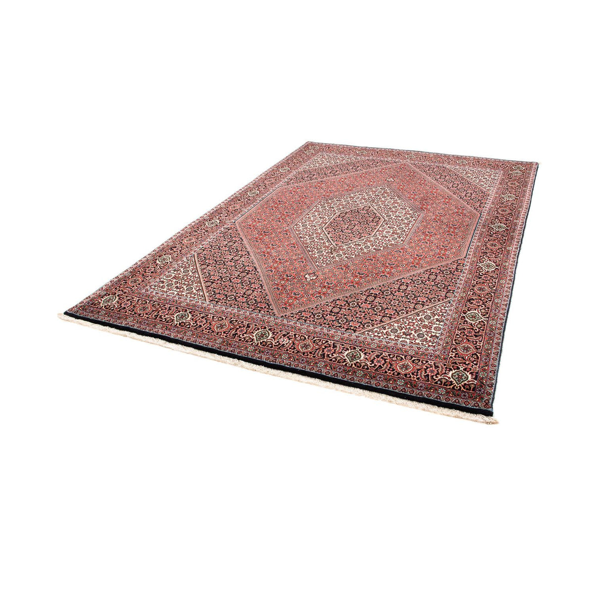 Tapis persan - Bidjar - 250 x 168 cm - rouge clair